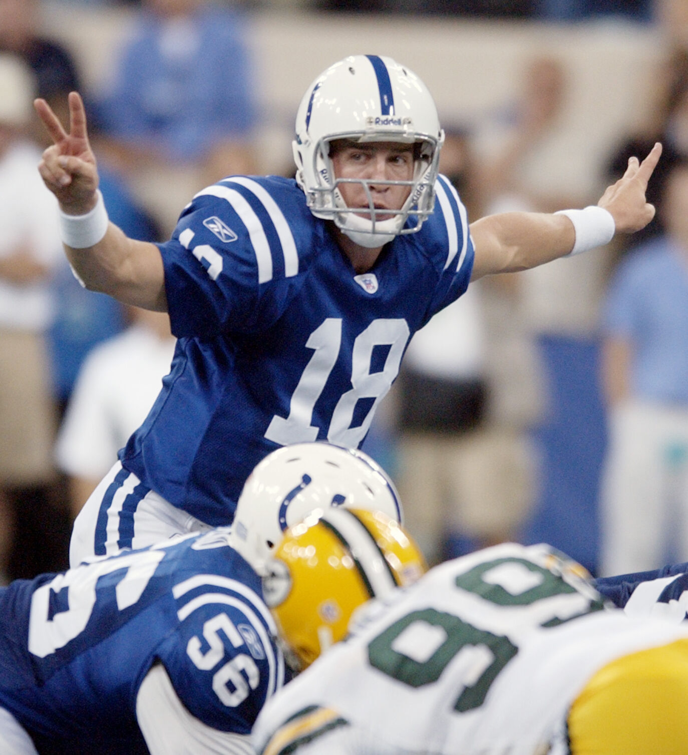 2004: Peyton Manning's five first-half TDs most since Tommy Kramer in 1986